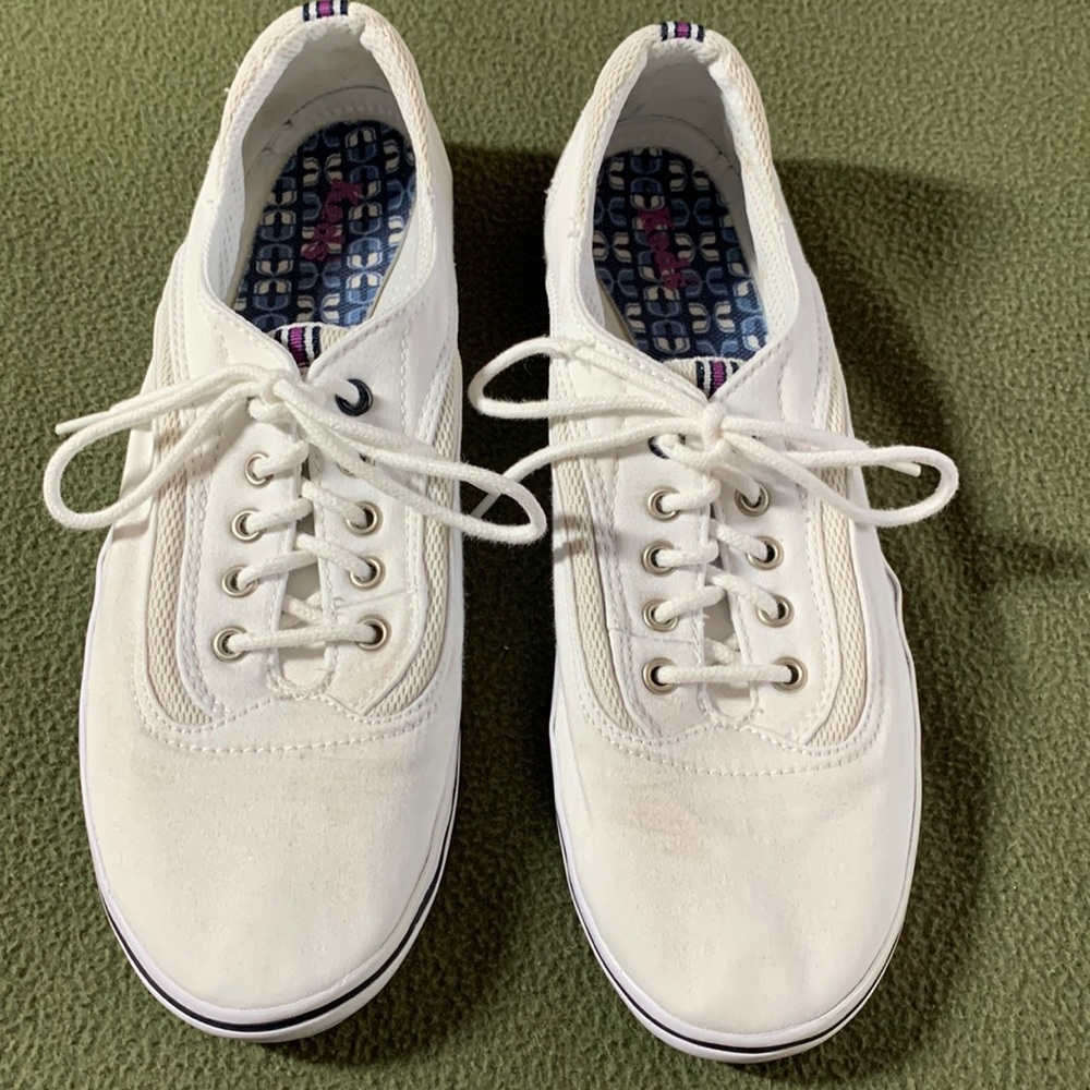 Keds White Canvas Sneakers